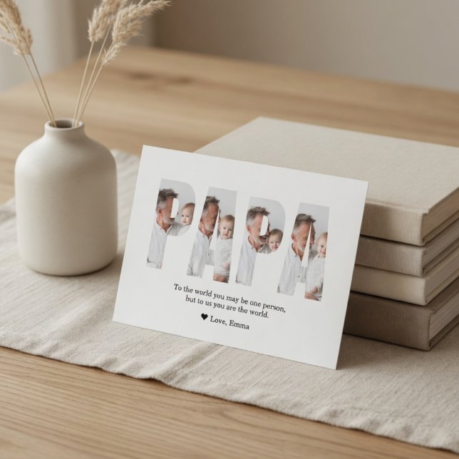 Best Dad Ever Personalised Photo Card | Custom  (Creator Uploaded)