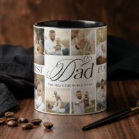 Best Dad Ever Personalised Photo Collage keepsake