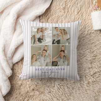Best Dad Ever Personalised Photo | Custom Cushion