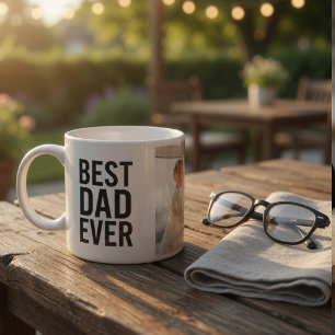 Best Dad Ever Personalised Photo Espresso Cup