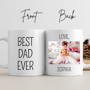 Best Dad Ever Personalised Photo Father's Day Gift Mug