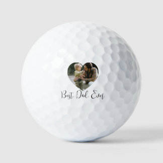 Best Dad Ever Personalised Photo Golf Balls