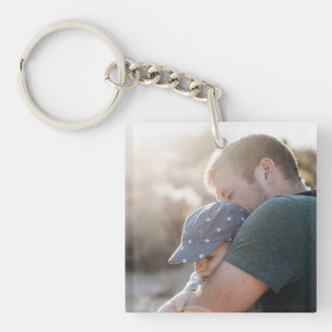 Best Dad Ever Personalised Photo Key Chain