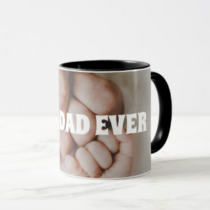 BEST DAD EVER  Personalised photo Mug