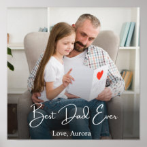 Best Dad Ever Personalised Photo