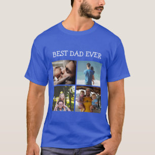 Best Dad Ever Personalised Photo T-Shirt
