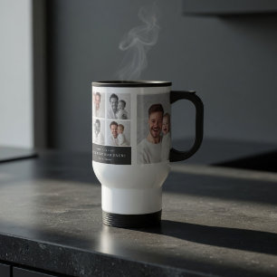 Best Dad Ever Personalised Photo  Travel Mug