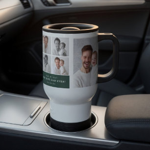 Best Dad Ever Personalised Photo  Travel Mug