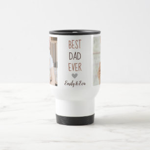 "Best Dad Ever" Personalised Travel Mug 