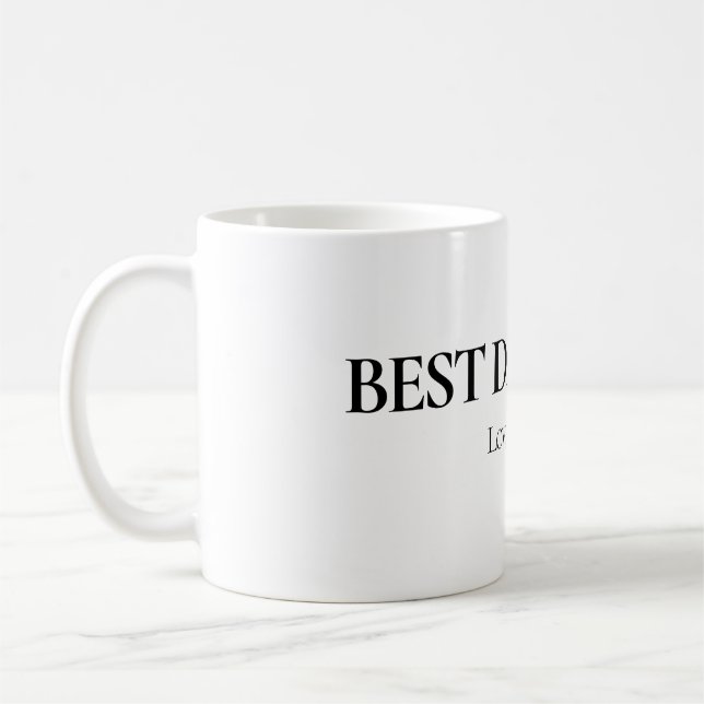 Best Dad Ever Personalized Mug (Left)