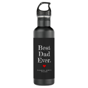 Best Dad Ever Personalized Names 710 Ml Water Bottle