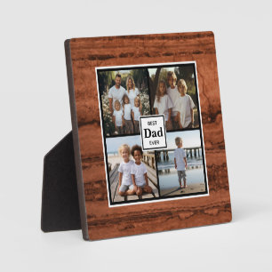 Best dad ever personalized terracotta template plaque