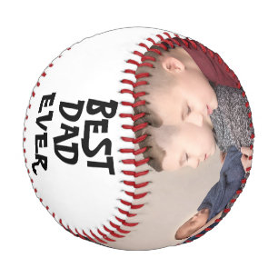 Best Dad Ever Photo Baseball