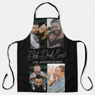 Best Dad Ever Photo Collage All-Over Print Apron