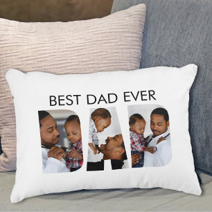 Best Dad Ever Photo Decorative Cushion