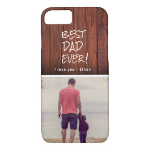 Best Dad Ever Photo Father's Day iPhone 8/7 Case