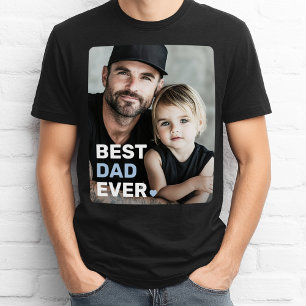 Best dad ever photo heart fathers day T-Shirt