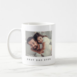 Best Dad Ever Photo Personalised Coffee Mug
