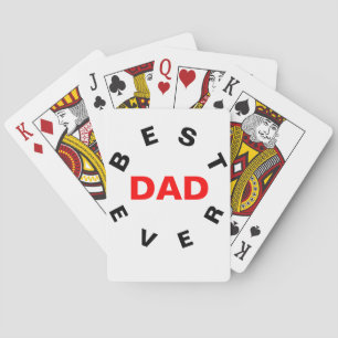 Best DAD Ever Playing Cards