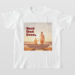 Best Dad Ever Proverbs 20:7 Christian Bible Verse T-Shirt