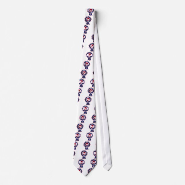 Best Dad Ever ribbon Tie (Front)