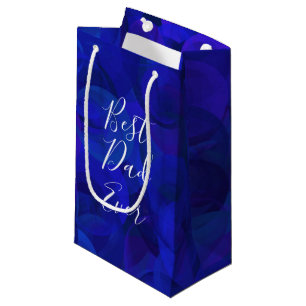 Best Dad Ever Royal Blue Father's Day Small Gift Bag