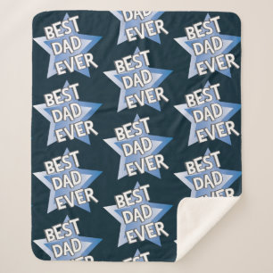 Best Dad Ever Sherpa Blanket