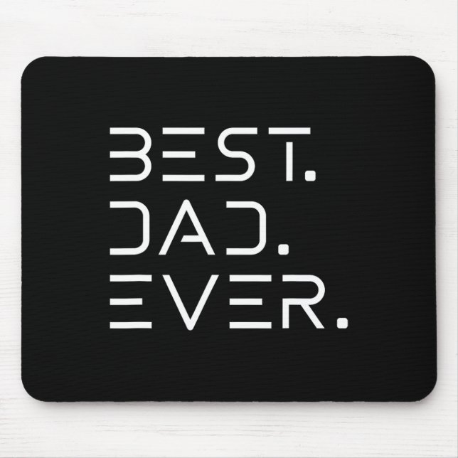 Best Dad Ever Shirt Modern Developer Programmer Fa Mouse Mat (Front)