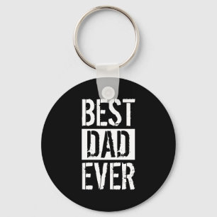 Best Dad Ever Simple Father's Day Gift Key Ring