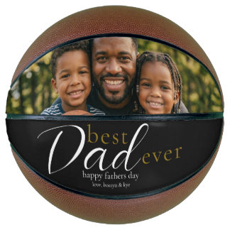 Best Dad Ever Sports Fathers Day Keepsake Photo Basketball
