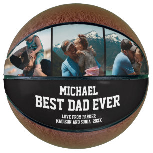 Best Dad Ever Sports Fathers Day Personalized Basketball