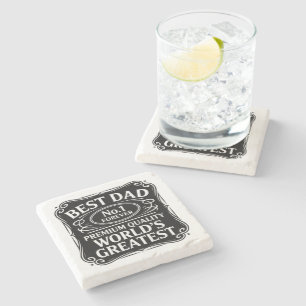 Best Dad Ever Stone Coaster