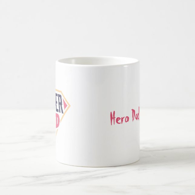 Best dad ever - super dad coffee mug (Center)