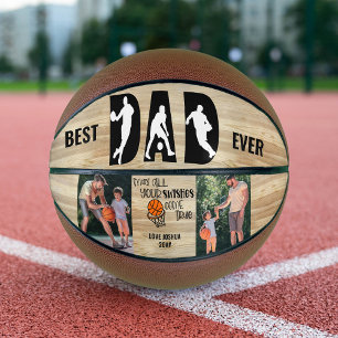 Best Dad Ever Swishes Come True 2 Photo Basketball