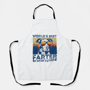 best dad ever t shirt worlds best farter apron