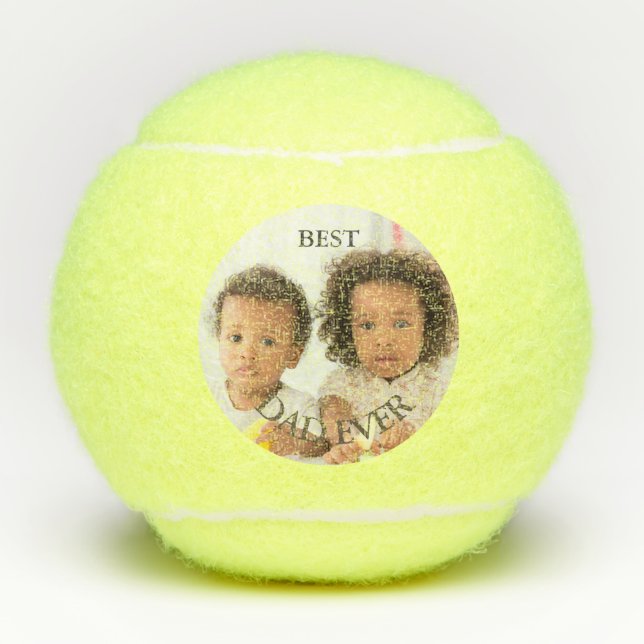 Best Dad Ever  Tennis Balls (Front)