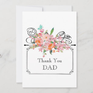 Best Dad Ever Thank You Card