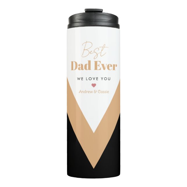 Best dad ever thermal tumbler (Front)
