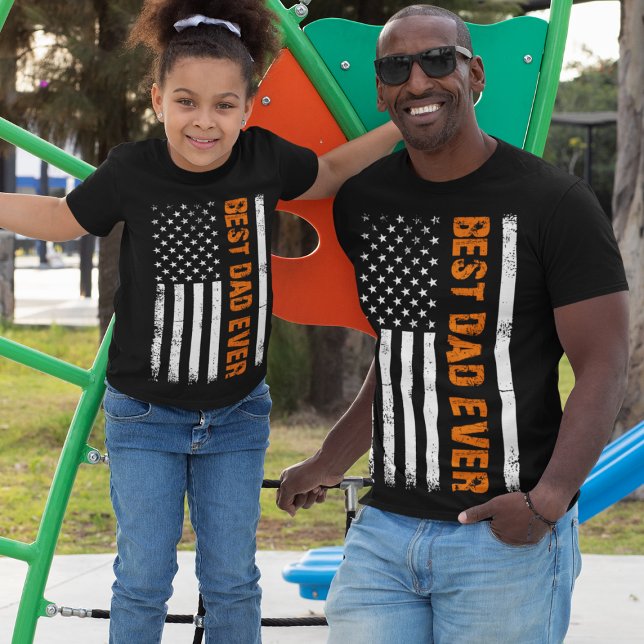 Best Dad Ever Thin Orange Line Search And Rescue T-Shirt (Creator Uploaded)