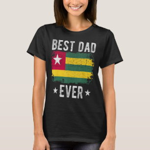 Best Dad Ever Togo Flag Best Togolese Dad T-Shirt