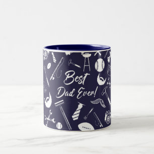 Best Dad Ever Two-Tone Coffee Mug