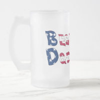 Best Dad Ever USA Flag