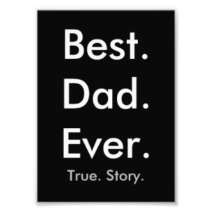Best Dad Ever wall print 5x7