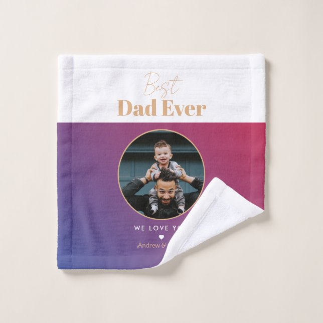 Best dad ever wash cloth (Wash Cloth)
