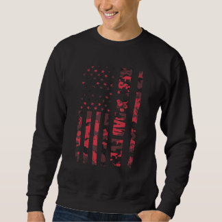 Best Dad Ever With Us American Flag Awesome Dads F Sweatshirt