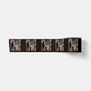 Best Dad Ever With Us American Flag Vintage For Fa Satin Ribbon