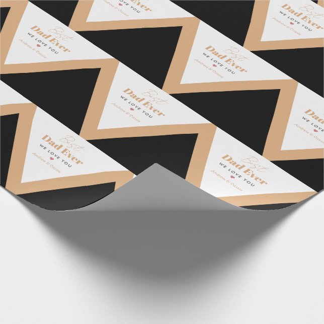 Best dad ever wrapping paper (Corner)