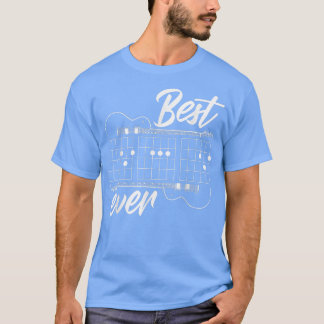 Best Dad EverFunny Daddy Guitar Player Musician Cr T-Shirt