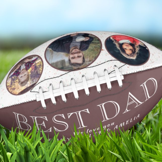 Best Dad Father 3 Photo Collage  American Football (Creator Uploaded)