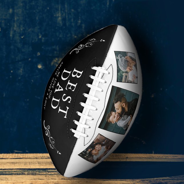 Best Dad Father Foliage 3 Custom Photo Collage  American Football (Creator Uploaded)